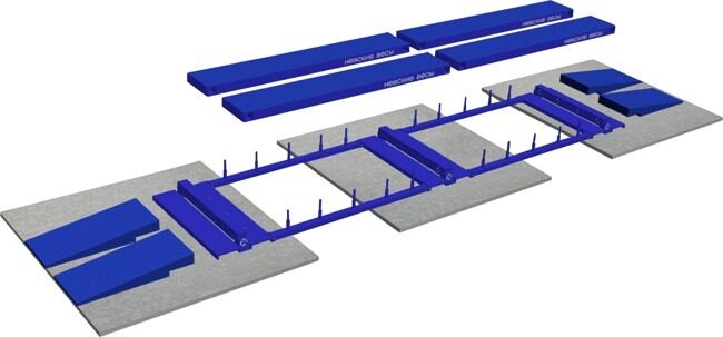 Весовая платформа для грузовых автомобилей чертеж