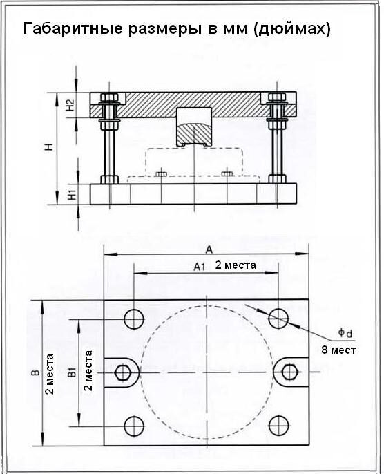 Силопередающие устройство, узел встройки HM-2-401